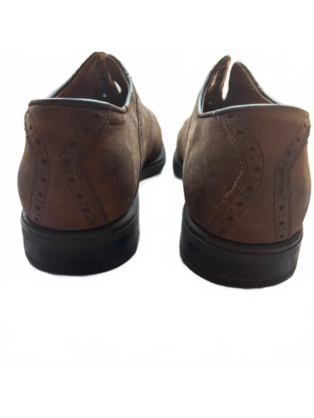 VINTAGE JOHNSTON & MURPHY ITALIAN LEATHER OXFORDS Size 10.5